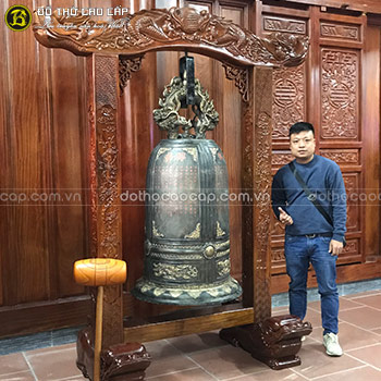 Đúc Chuông Đồng 350kg Cho Chùa Thiện Minh, Quảng Ninh