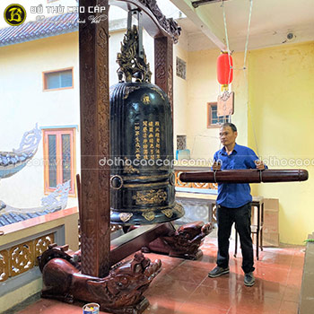 Đúc Chuông Đồng 1150kg Cho Chùa Phổ Quang, Cửa Bắc, Hà Nội
